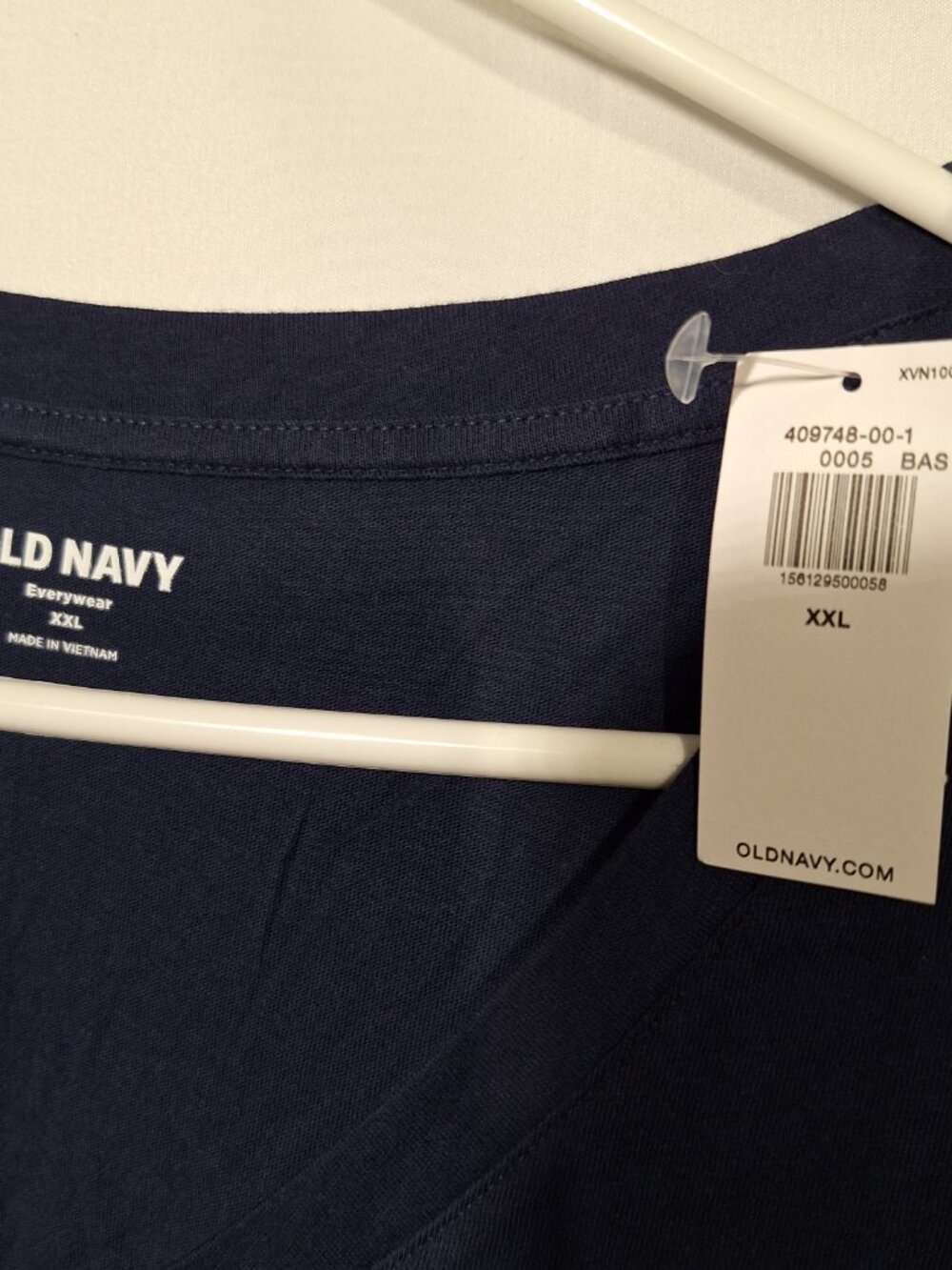 NWT Old Navy Shirt. Navy Blue, XXL - Picture 5 of 6
